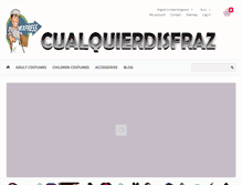 Tablet Screenshot of cualquierdisfraz.com